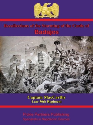 cover image of Recollections of the Storming of the Castle of Badajos